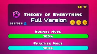 [Geometry Dash] Theory of Everything Full Version (2.1