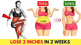 5 Minute STANDING Workout➜ LOSE 2 INCHES IN 1 WEEK | Do This Exercises Every Morning!