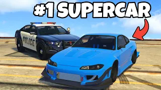 Running From The Cops With Super Cars in GTA 5 RP