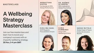Wellbeing Strategy Masterclass – Watch the Recording of Our Recent Online Event