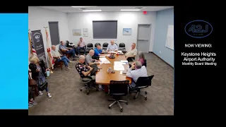 Keystone Heights Airport Board Meeting April 2nd, 2024