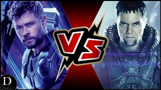 Thor VS General Zod | Marvel VS DC | MCU vs DCEU | BATTLE ARENA