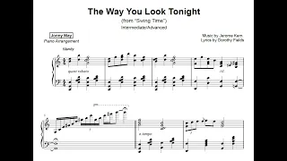 The Way You Look Tonight - BEAUTIFUL piano cover of Frank Sinatra's hit (sheet music)