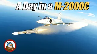 A Day in a Mirage 2000C on a PvP server - DCS WORLD