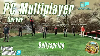 PC Multiplayer Server - It's Realistic...Honest! - Farming Simulator 22