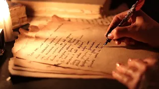 Tatyana's letter to Onegin ASMR ✨🌙 Writing Sounds For Sleep