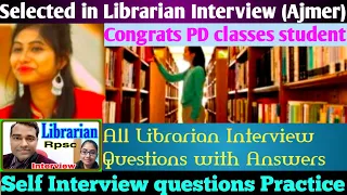 Library Interview | Kvs #Librarian interview SELF PRACTICE | Selected in Librarian Interview #RPSC