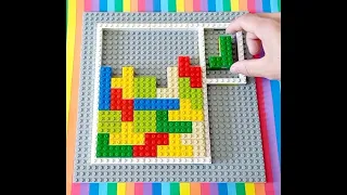 tetris lego game in real life.