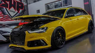 Yellow Audi RS6 C7 with Rotiform Wheels: A High-Performance LuxuryCar