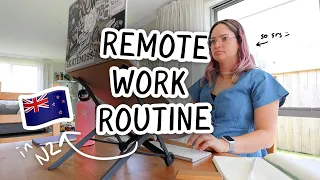 My daily routine for working remote in New Zealand 🇳🇿
