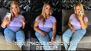 NEW IPHONE 15 PRO MAX UNBOXING & REVIEW + BEST SETTINGS FOR CAMERA + WHAT'S IN MY PHONE