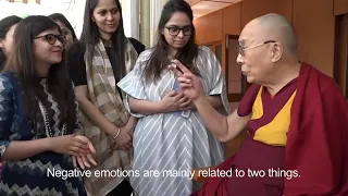 Dalai lama reveals the root of all negative emotion