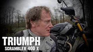 Triumph Scrambler 400 X | Test riding the new lightweight scrambler