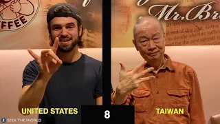 Taiwanese Sign Language (TSL) - Numbers