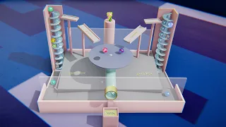 3D Marble Run Machine Animation ASMR #1