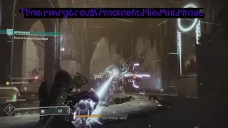 Two very different moments in destiny 2