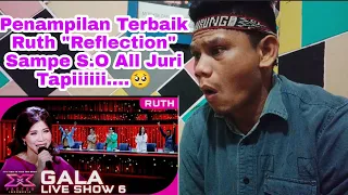 Ruth "Reflection" Sampe Standing Ovation All Juri X Factor Tapiiiii....... #ReactionGerryRuth