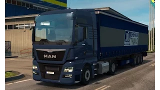 MAN TGX Euro6 review [ETS2 1.24] + short ride