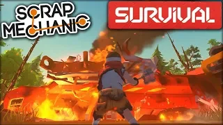 Scrap Mechanic SURVIVAL TRAILER First Impressions and Review!