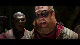 Rocket Makes Fun of TaserFace in front of Ravegers  Funny Scene Credit to Guardians of the Galaxy Vo