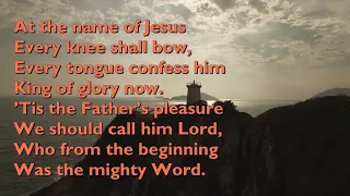 At the Name of Jesus (Tune: Camberwell - 4vv) [with lyrics for congregations]