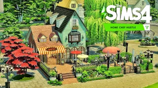 VILLAGE PIZZA | The Sims 4 Home Chef Hustle | Speed Build | No CC