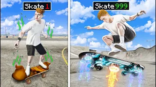 Upgrading NOOB Skater to GOD SKATER In Realistic Game!