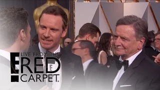 Michael Fassbender Brings Dad to Oscars 2016 | Live from the Red Carpet | E! News