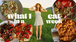 WHAT I EAT IN A WEEK TO FEEL GOOD *as a nutritionist graduate* vegan