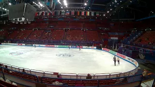 Savchenko & Massot SP Practice, Worlds 2018, 19/03/18, Whole-Rink View