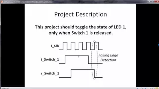 Nandland Go Board Project 3 - The Flip-Flop (AKA Register)