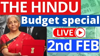 Union Budget 2023 | The Hindu Newspaper Analysis | 2 February 2023 | Sahil Saini