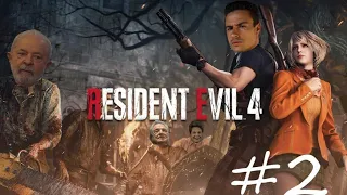 Super xandão Jogando Resident evil 4 Remake 2 parte