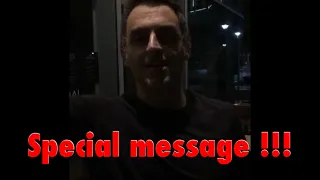 SPECIAL MESSAGE FROM BEST EVER SNOOKER PLAYER RONNIE O’SULLIVAN