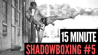 15 MINUTE SHADOWBOXING MUAY THAI TEEP KICK COMBOS