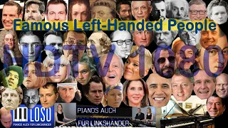 50 Famous Left-Handed People - 4K 60P - 2160p60