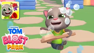 Blast Through The Park With Talking Tom In This Epic Battle Game Talking Tom Blast Park