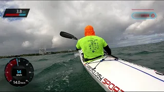 SURFSKI DOWNWIND - PLAYA CORONA AL PALMAR 6K PB