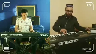 Dilxiroj jonli ijro. Zayniddin music & Nodirbek Abdullayev. Дилхирож жонли ижро.