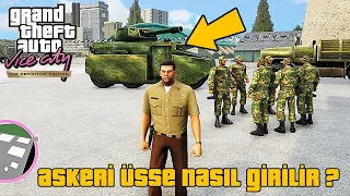 GTA VICE CITY YASAKLI ASKERİ ÜSSE NASIL GİRİLİR ? POLİS OLARAK NASIL TANK ALINIR ?