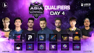 FREEFIRE ASIA INVITATIONAL S3 | QUALIFIERS DAY 4 FT. MAFIAS , ECHO , SBTC , TSG , V GAMING,EVOLUTION