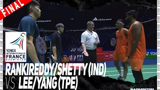 Rankireddy/Shetty (IND) vs Lee/Yang (TPE) | Badminton French Open 2024 | FINAL