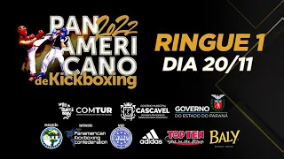 Ringue 01 - (20/11) - Pan-Americano de Kickboxing 2022 - Cascavel/PR