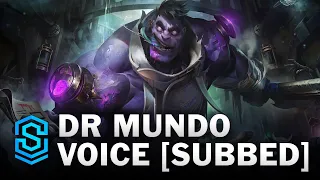 Voice - Dr. Mundo, the Madman of Zaun [SUBBED] - English