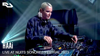 RA Live: HAAi @ Nuits Sonores Brussels 2023