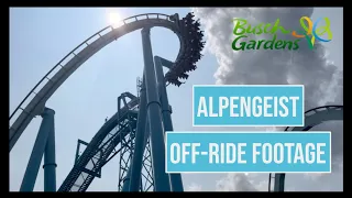 Alpengeist - Busch Gardens Williamsburg B&M Invert, HD Off-Ride Footage(Non-Copyright)
