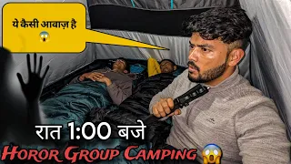 Winter Group Night Camping In Uttarakhand Deep Forest | Camping In India | Trip sense