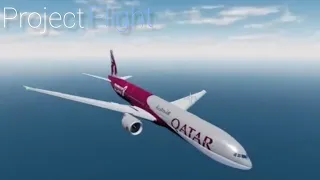 project flight B777 Qatar Airways