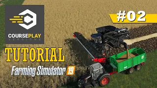 CoursePlay Tutorial: Automate Un-Loading Harvesters In One Field | Farming Simulator 19