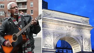 Artists and performers at Washington Square Park